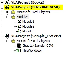 Your personal macro workbook