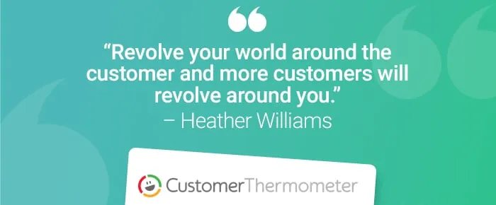 Customer Thermometer Service Desk Quote Heather Williams service desk customer thermometer quote heather williams