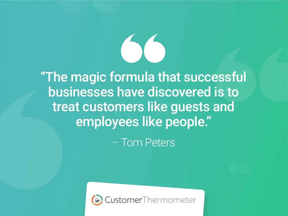 Employee Engagement Quote Customer Thermometer Tom Peters customer thermometer employee engagement tom peters quote