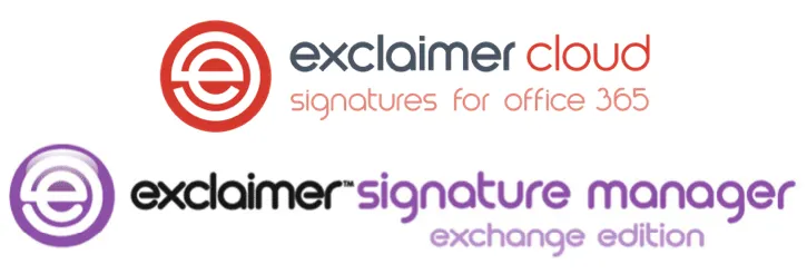 Exclaimer Cloud & Exchange Logos