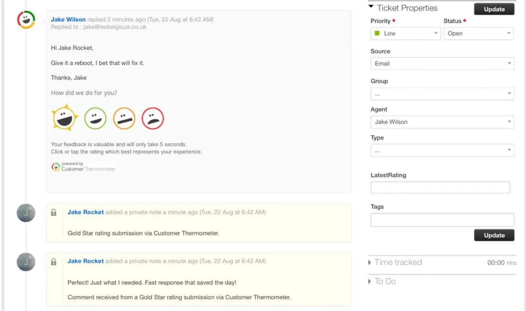 Freshdesk survey