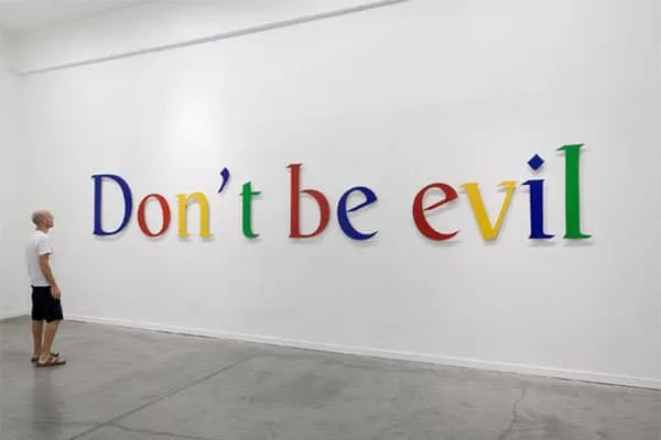 Google-evil Google evil