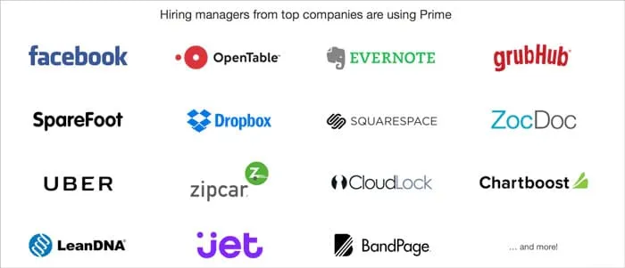 Indeed Prime clients