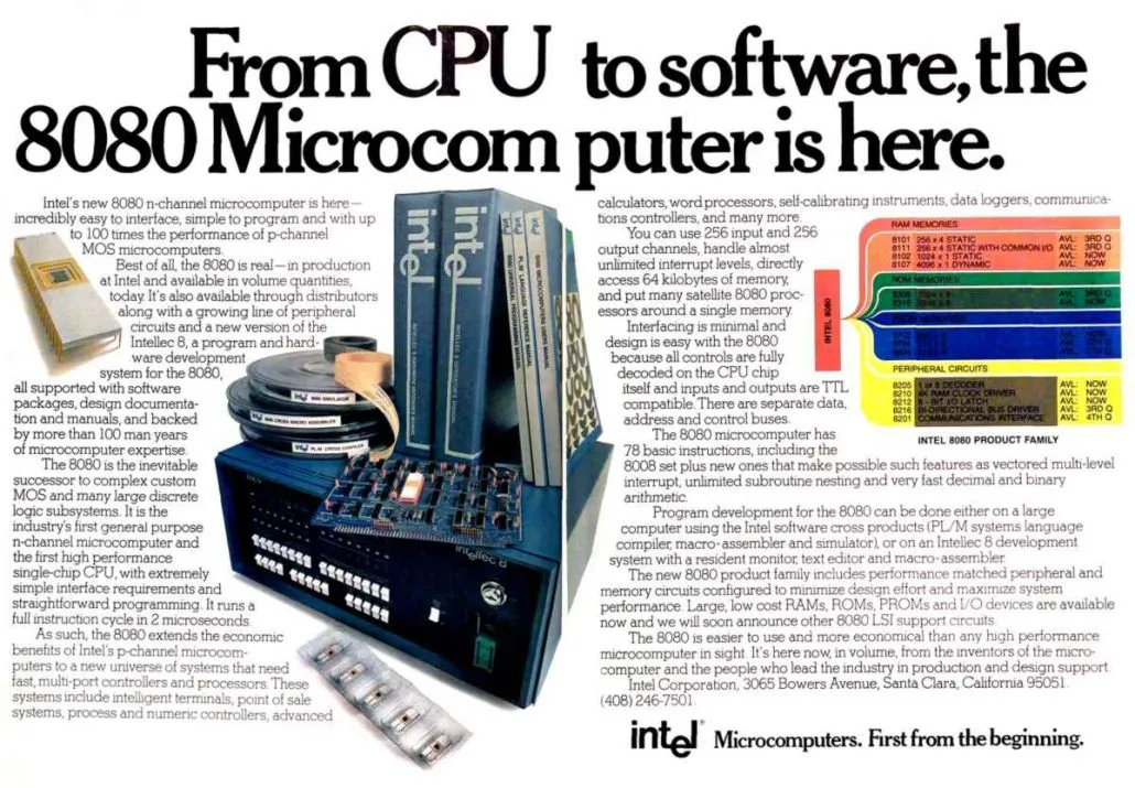 early Intel advertisement