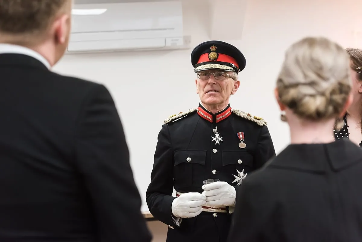 Customer Thermometer, The queens award, Lord Lieutenant, Peter Field, Brighton, 2019 Customer Thermometer queen’s award reception lord lieutenant