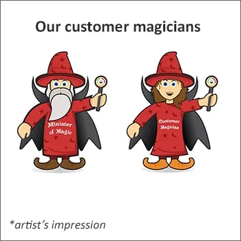 Our customer support service magicians Our customer support service magicians