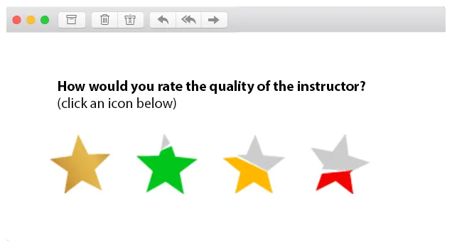 Training Survey Q5 training survey question example template customer thermometer training instructor