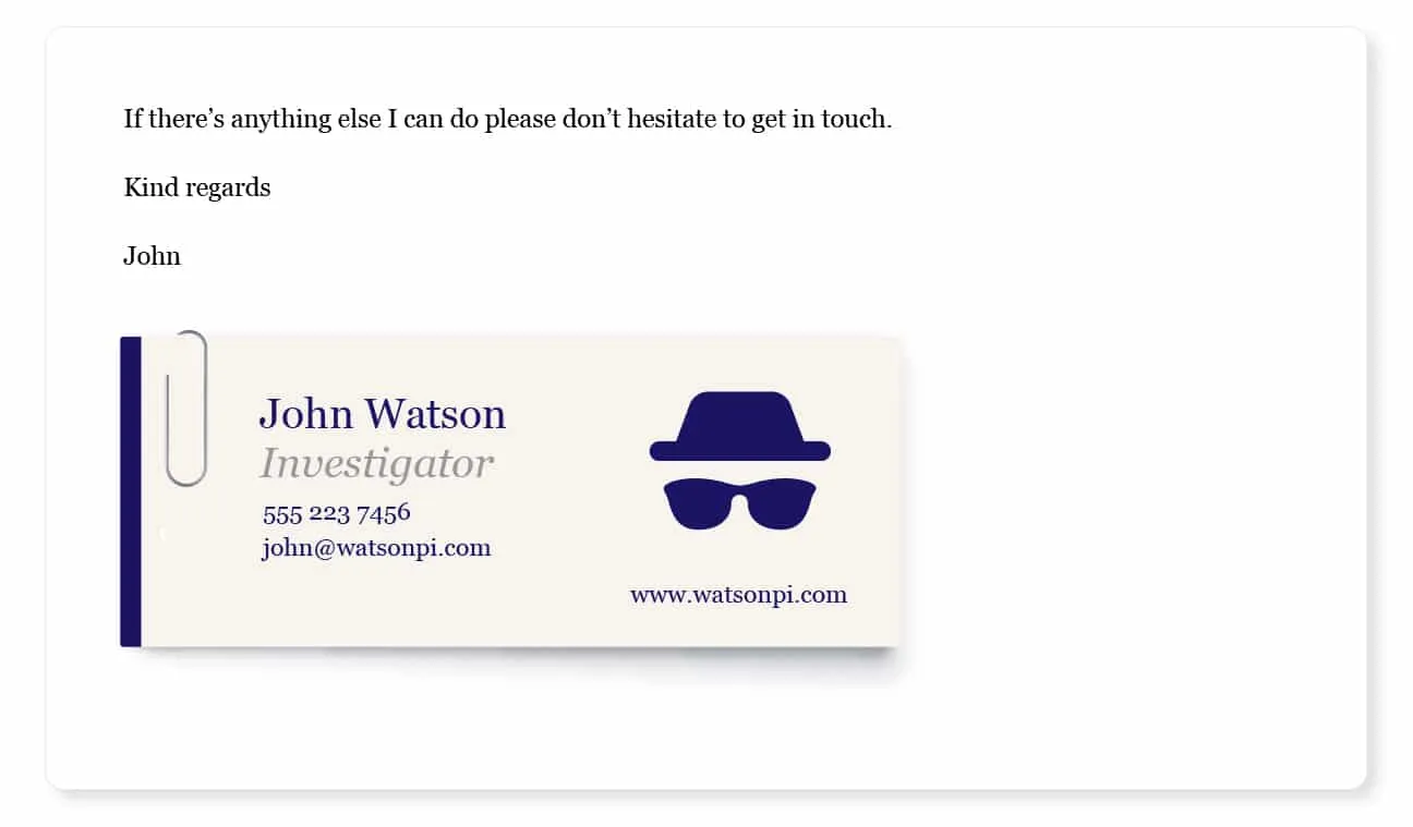 avatar gravitar email signature