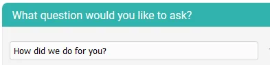 email survey question template