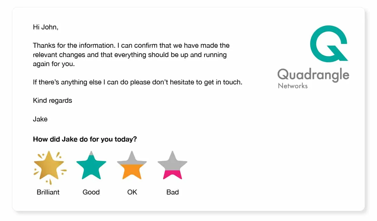 embed customer satisfaction buttons in email embed customer satisfaction buttons in email