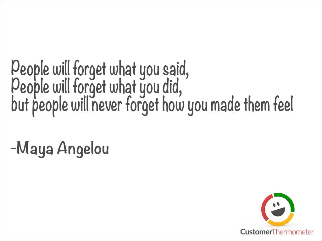 Maya Angelou customer service quote Maya Angelou customer service quote