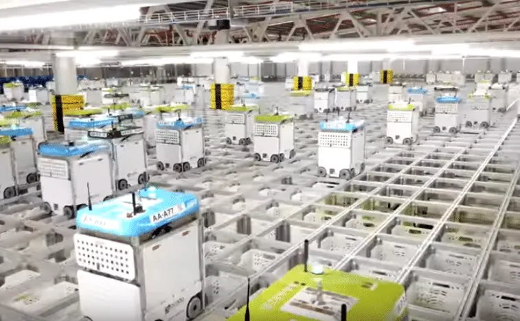 ocado robots