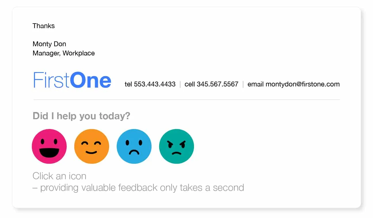 internal-email-signature-example2 workplace feedback email signature template